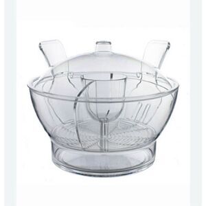 Prodyne Acrylic Cold Bowl On Ice Service Set. Social Set